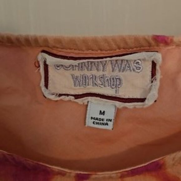 Johnny Was Cotton Tie-Dye Midi Dress w/Embroidery - Picture 4 of 8